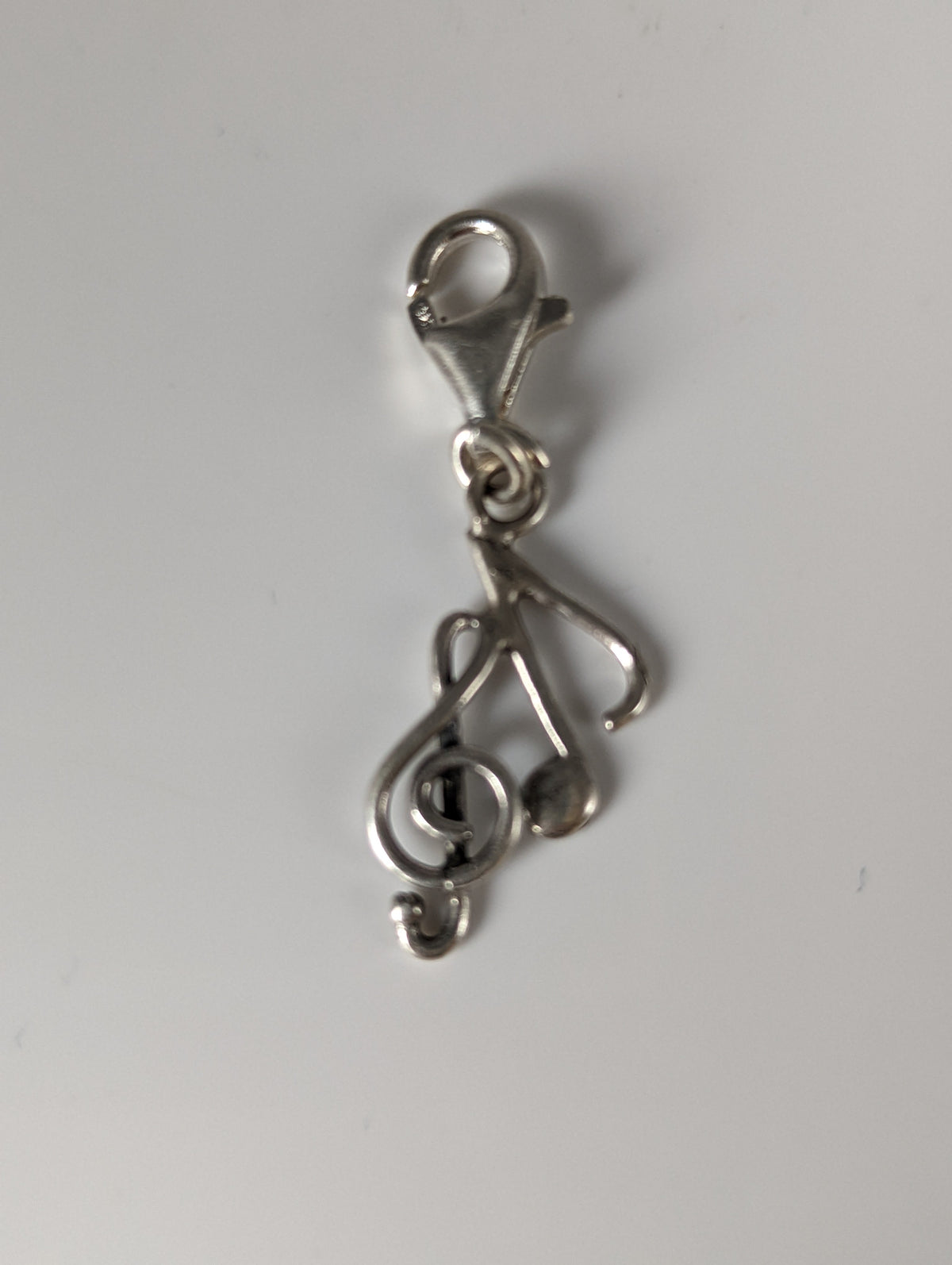 Silver Steed Clef & Note Silberanhänger