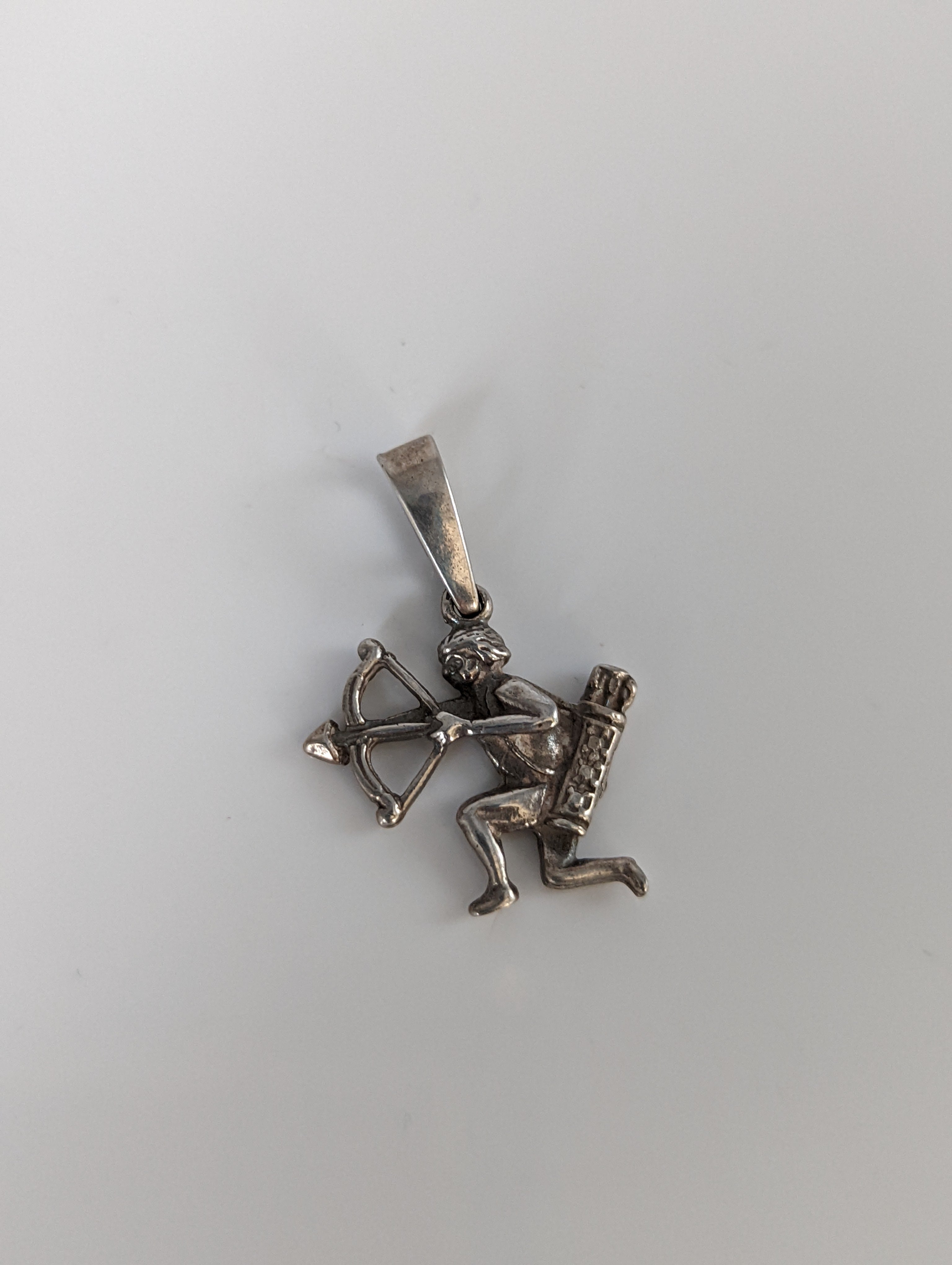 Silver Steed Archer Silver Pendant