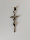 Silver Steed Crucifix Silver Pendant