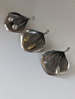Silver Steed Extravagant Leaf & Stems Silver Pendant