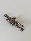 Silver Steed Ice Hockey Silver Pendant