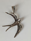 Silver Steed Swallow Silver Pendant