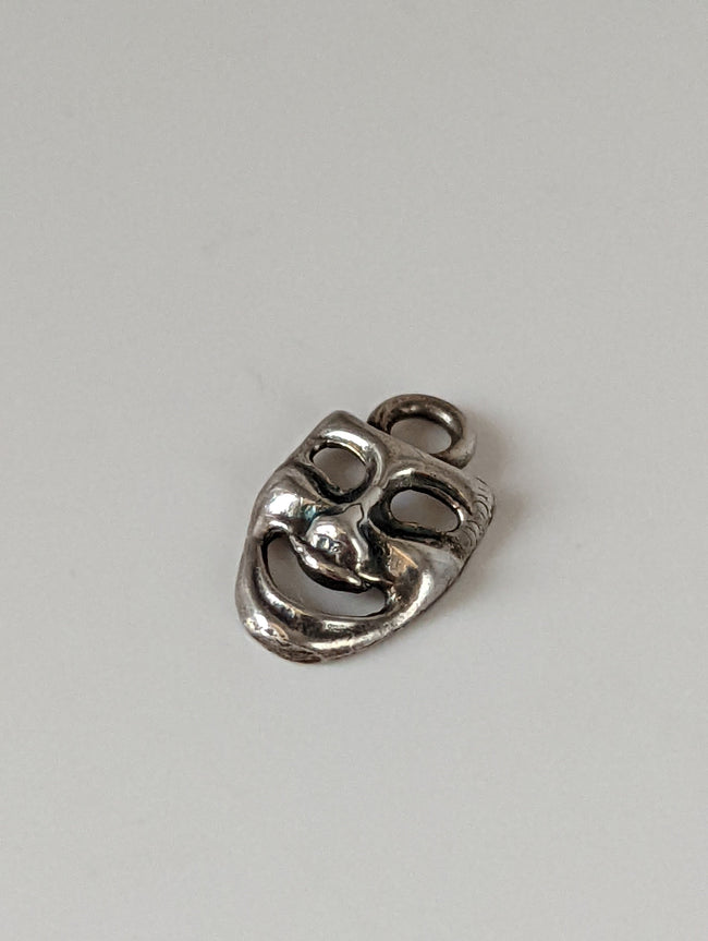 Silver Steed Comedy Silver Pendant