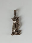 Silver Steed Wise Owl Silver Pendant