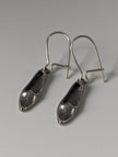 Silver Steed Slipper Silver Dropped Earrings