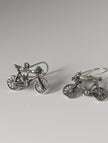 Silver Steed Fahrräder Hängende Ohrringe