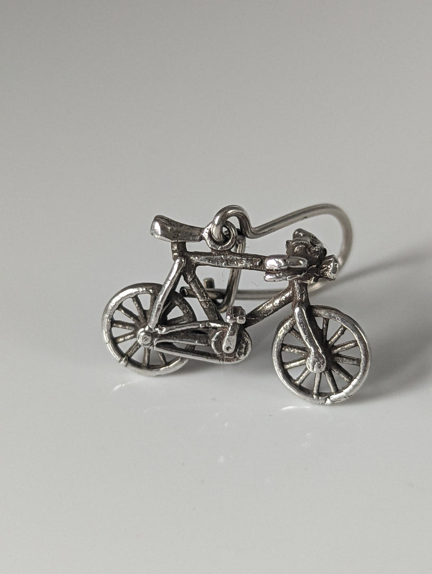 Silver Steed Fahrräder Hängende Ohrringe