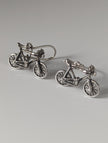Silver Steed Fahrräder Hängende Ohrringe