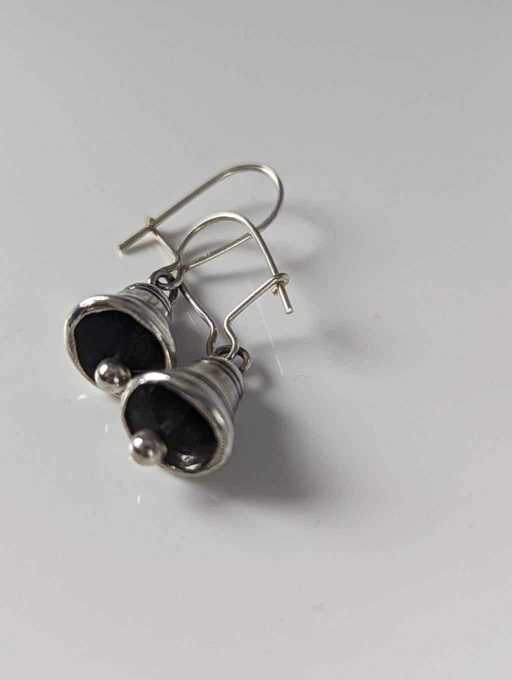 Silver Steed Bells Dropped Earrings