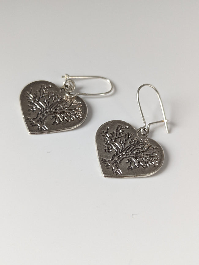 Pendientes colgantes Silver Steed Love for Trees