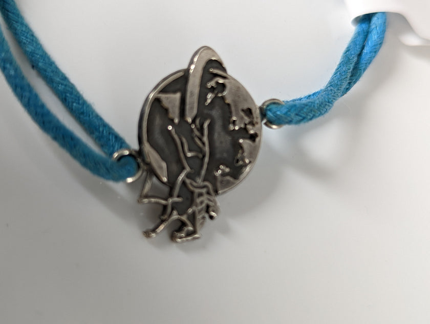 Silver Steed Around the World Bracelet