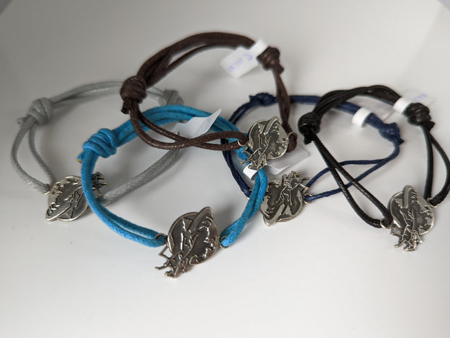 Zilveren Steed Rond de Wereld Armband