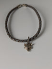 Silver Steed Assorted Charms on Leather Cord Bracelet