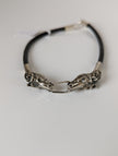 Silver Steed Horse Head Link Bracelet