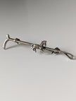 Silver Steed Running Horse Brooch / Stock Tie Pin
