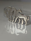 Silver Steed Signature Silver Herd Silver Brooch / Stock Tie Pin