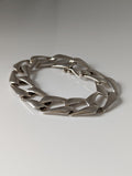 Silver Steed Chain Link Silver Bracelet