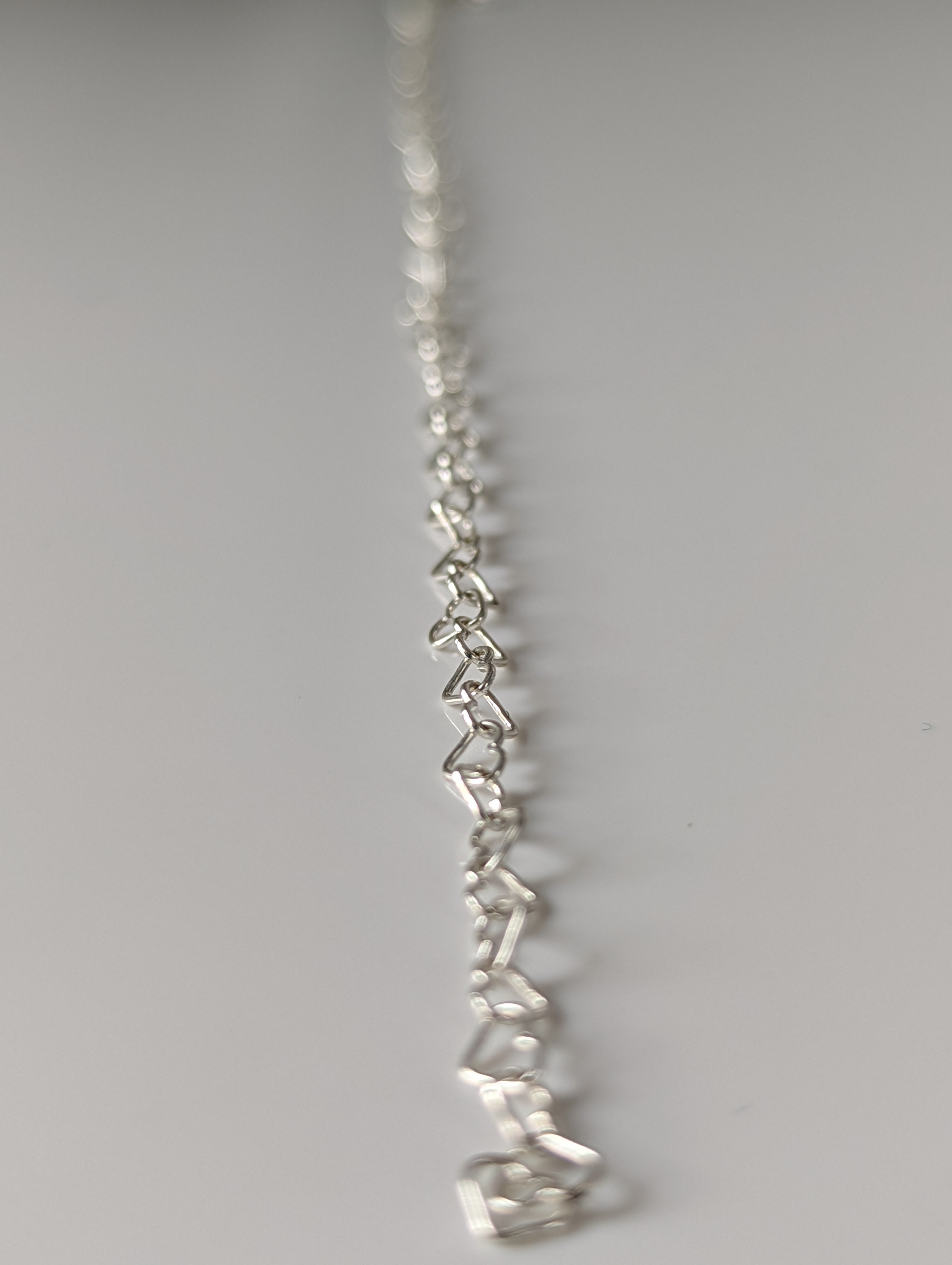 Silver Steed Heart Link Silver Bracelet