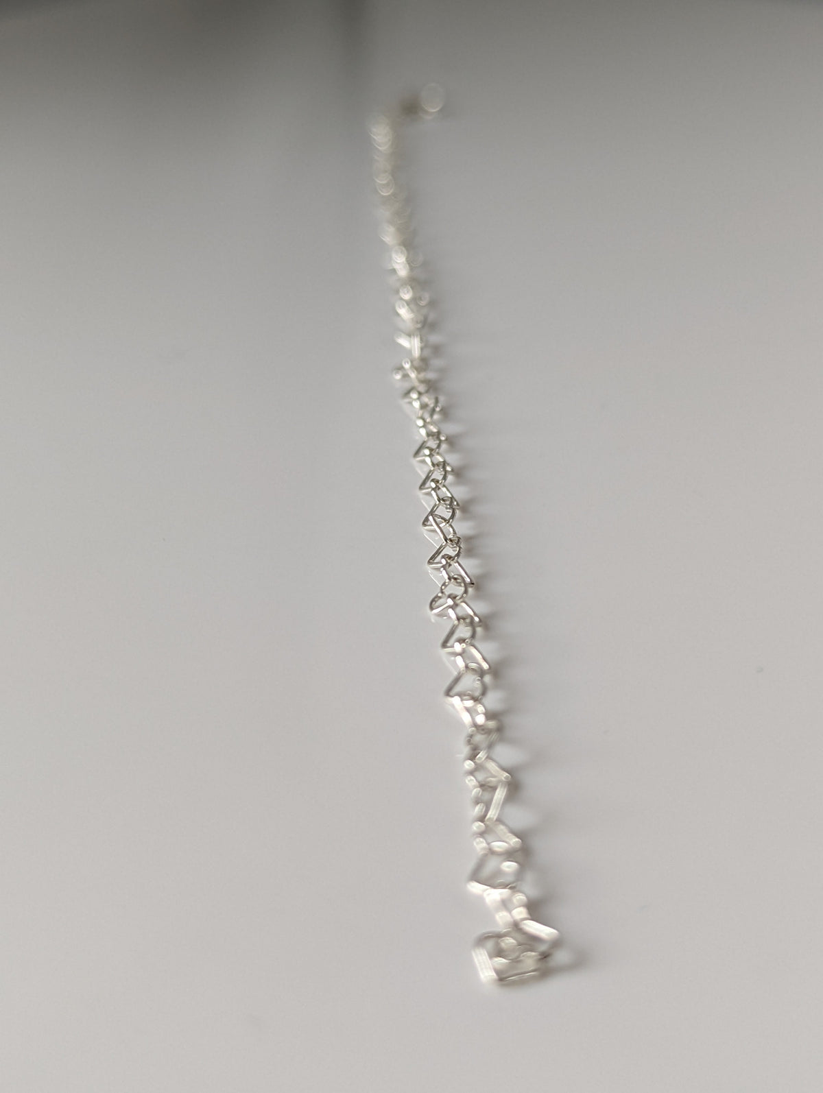 Silver Steed Heart Link Silver Bracelet