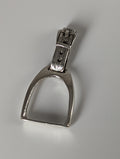 Silver Steed Stirrup Silver Pendant