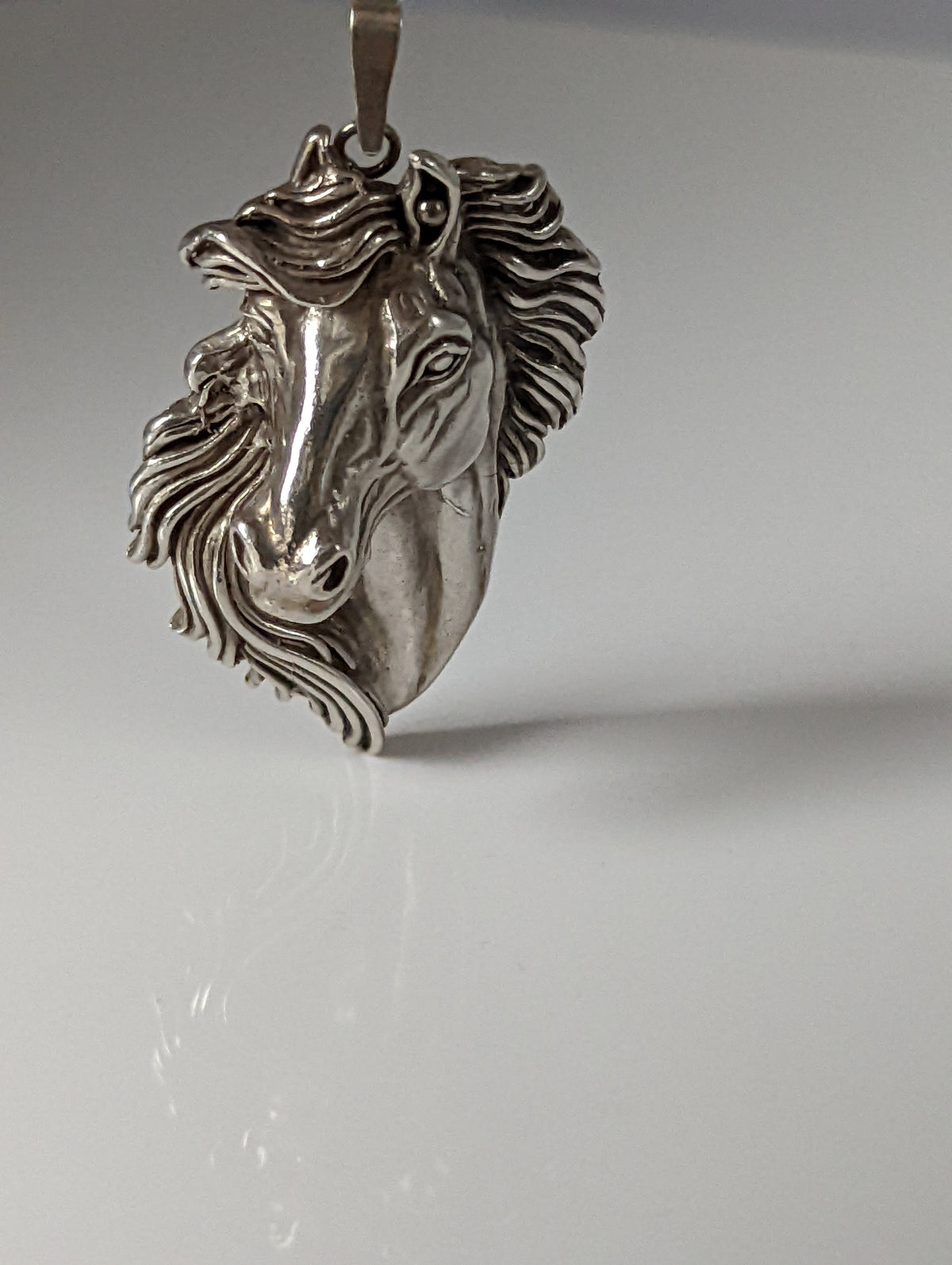 Silver Steed Signature Horse head Pendant