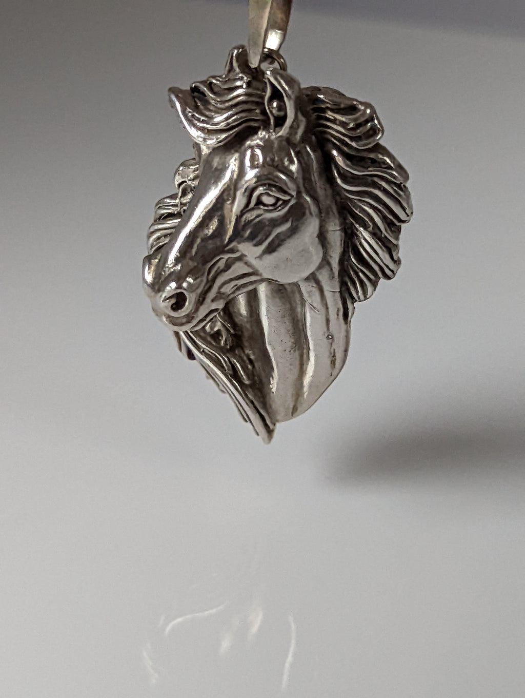 Silver Steed Signature Horse head Pendant