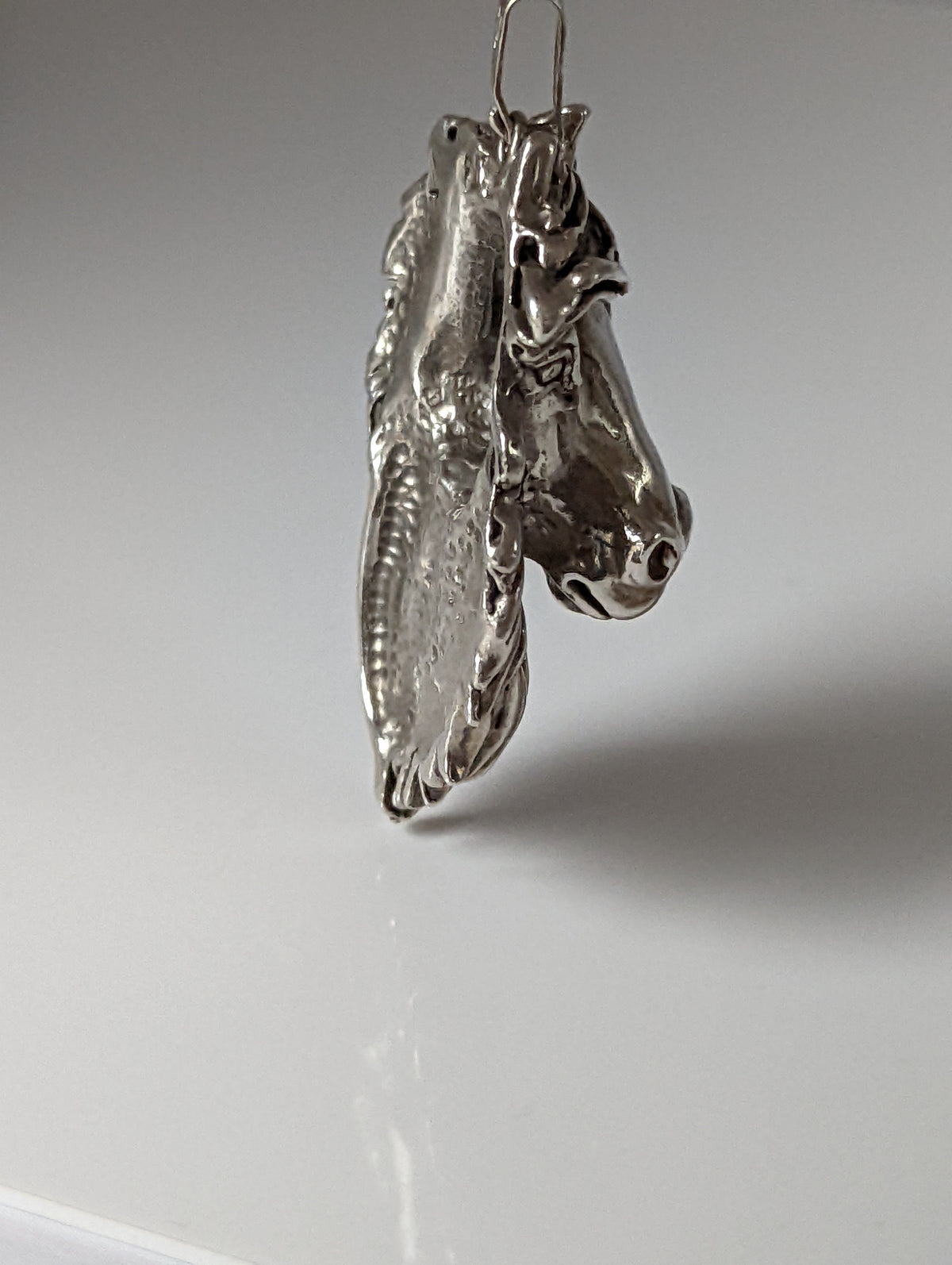 Silver Steed Signature Horse head Pendant