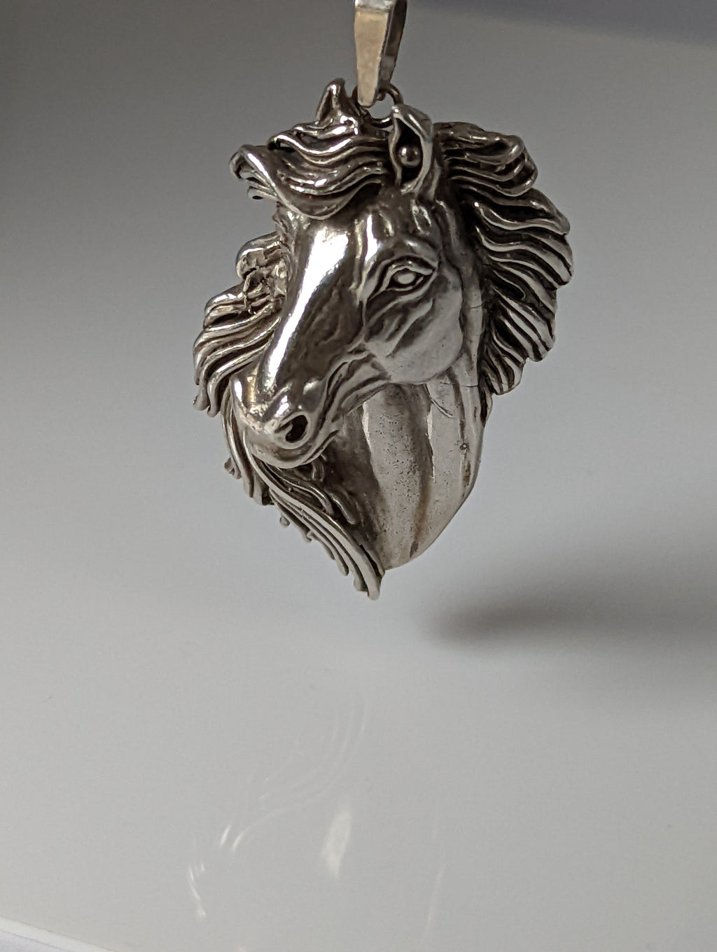 Silver Steed Signature Horse head Pendant