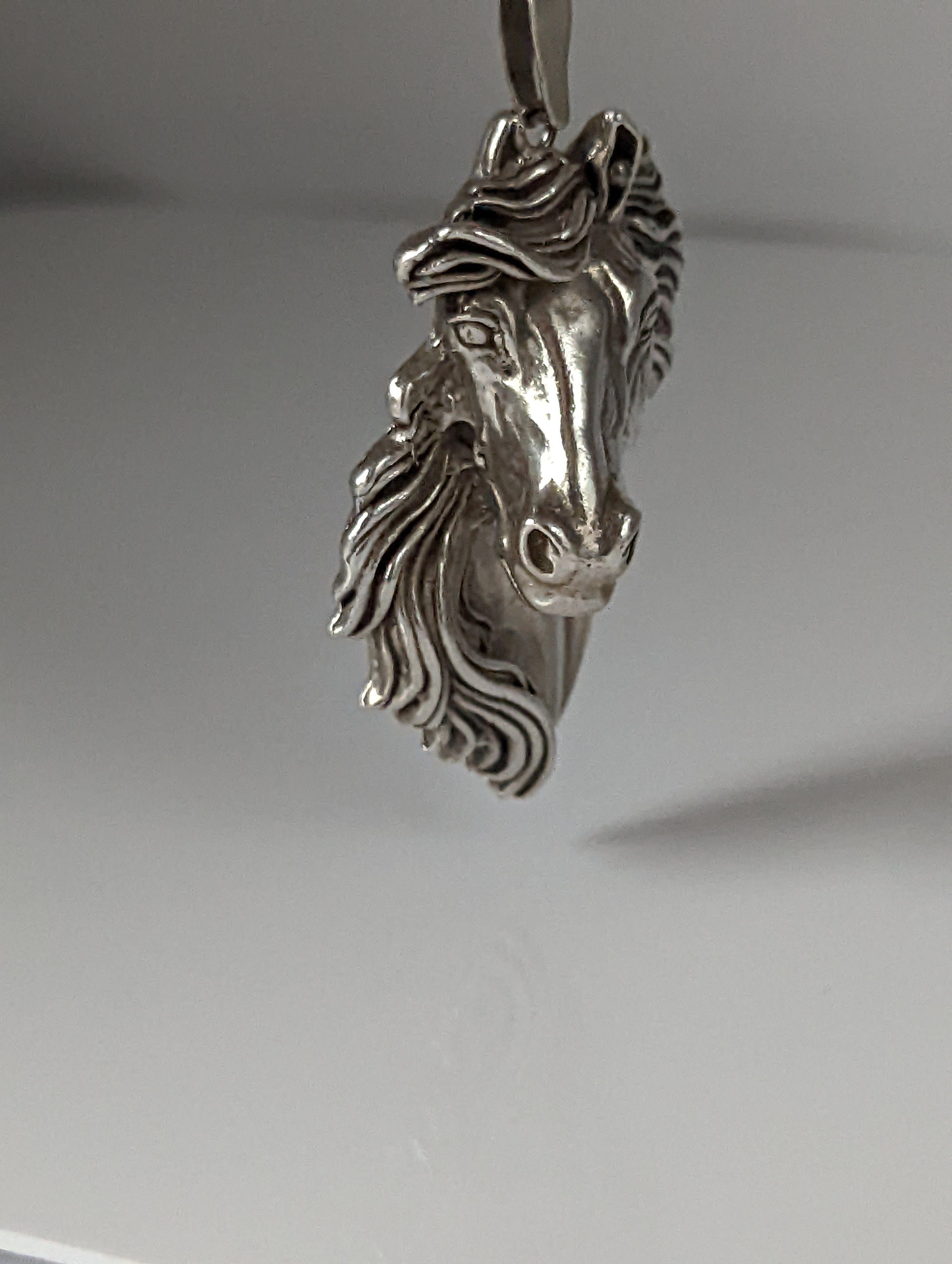 Silver Steed Signature Horse head Pendant