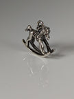Silver Steed Rocking Horse Silver Pendant