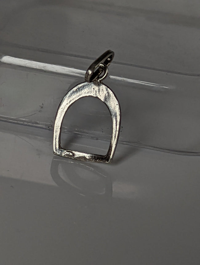 Silver Steed Stirrup Silver Pendant