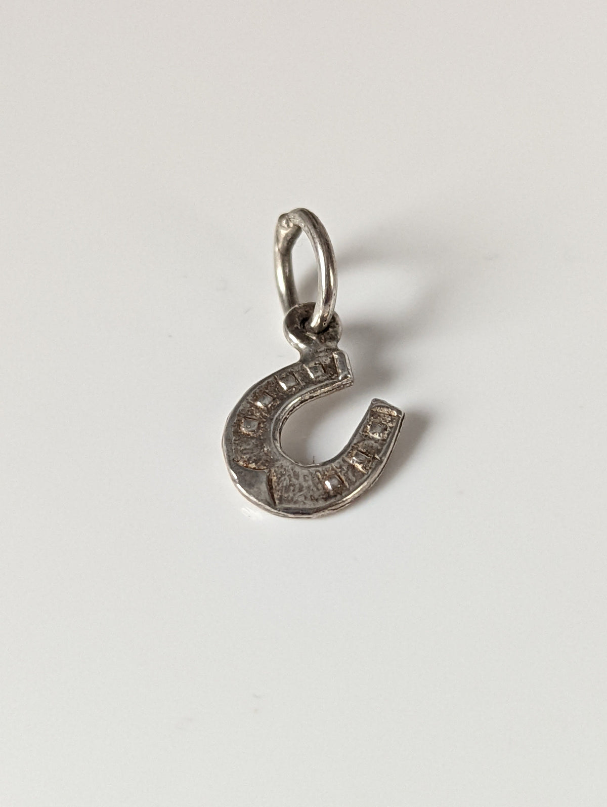 Silver Steed Horseshoe Silver Pendant