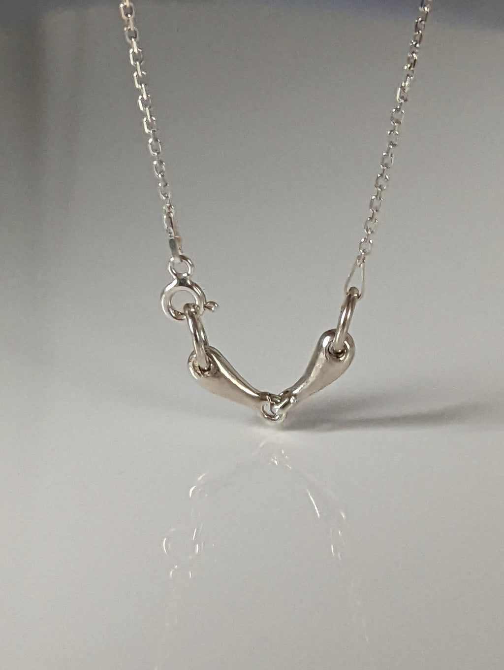 Silver Steed Snaffle Necklace