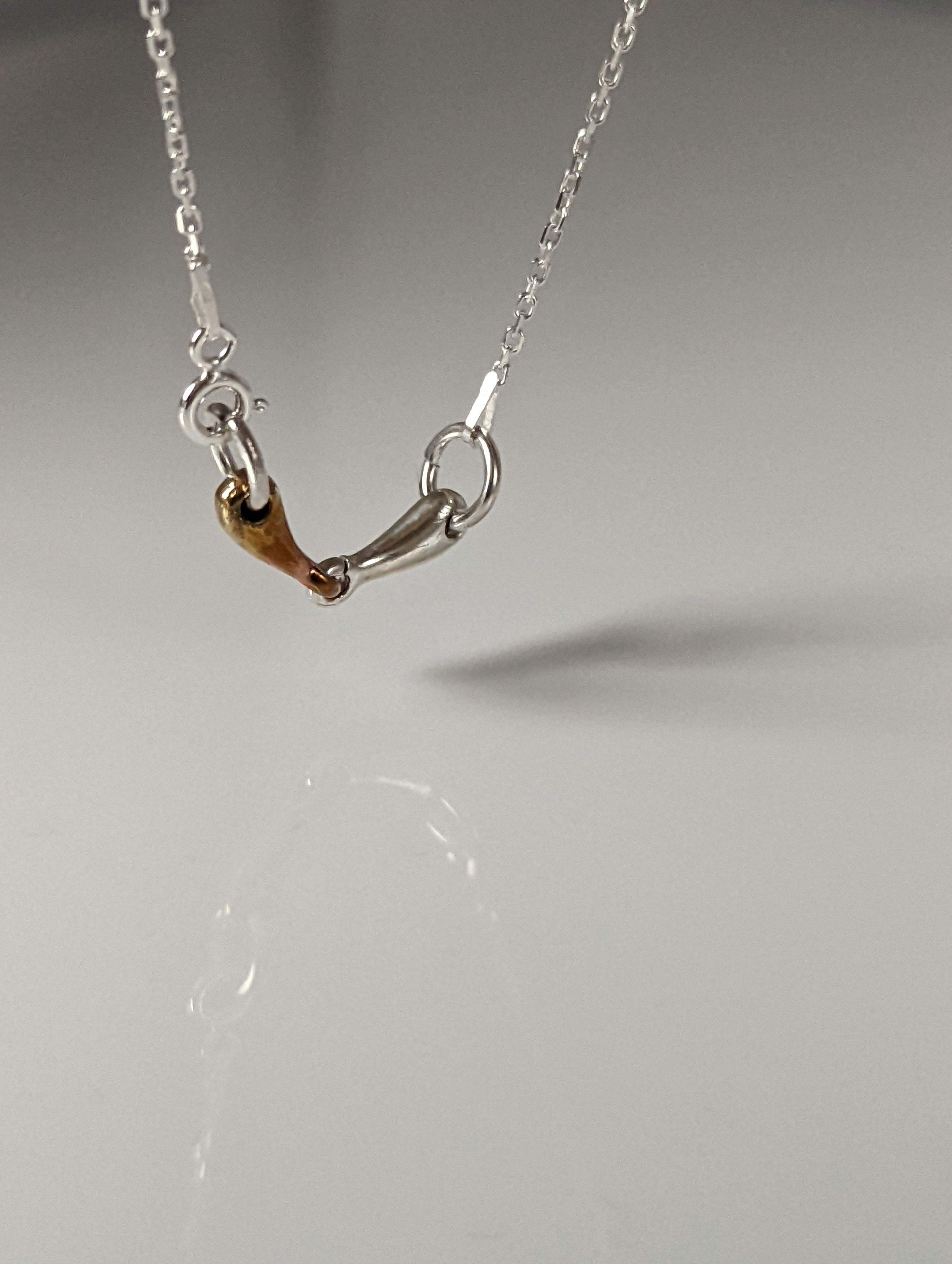 Silver Steed Snaffle Necklace