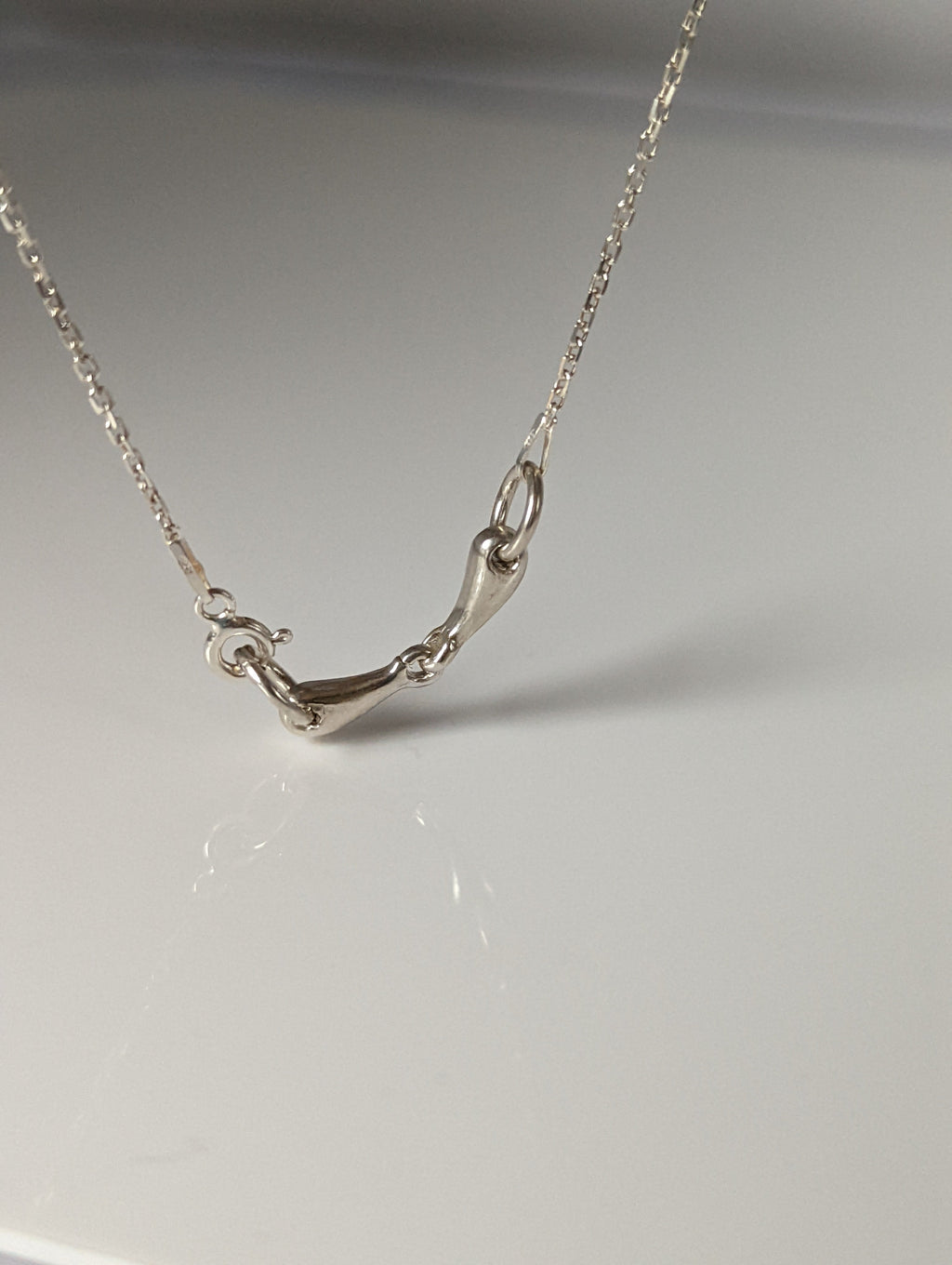 Silver Steed Snaffle Necklace