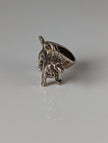 Silver Steed Dachshund Silver Pendant