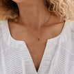 Birthstone Cross Necklace