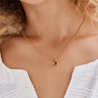 Birthstone Cross Necklace