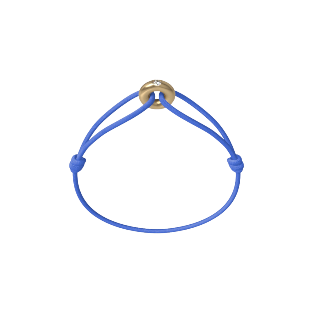Mini Golden Soho Diamond Cord Bracelet