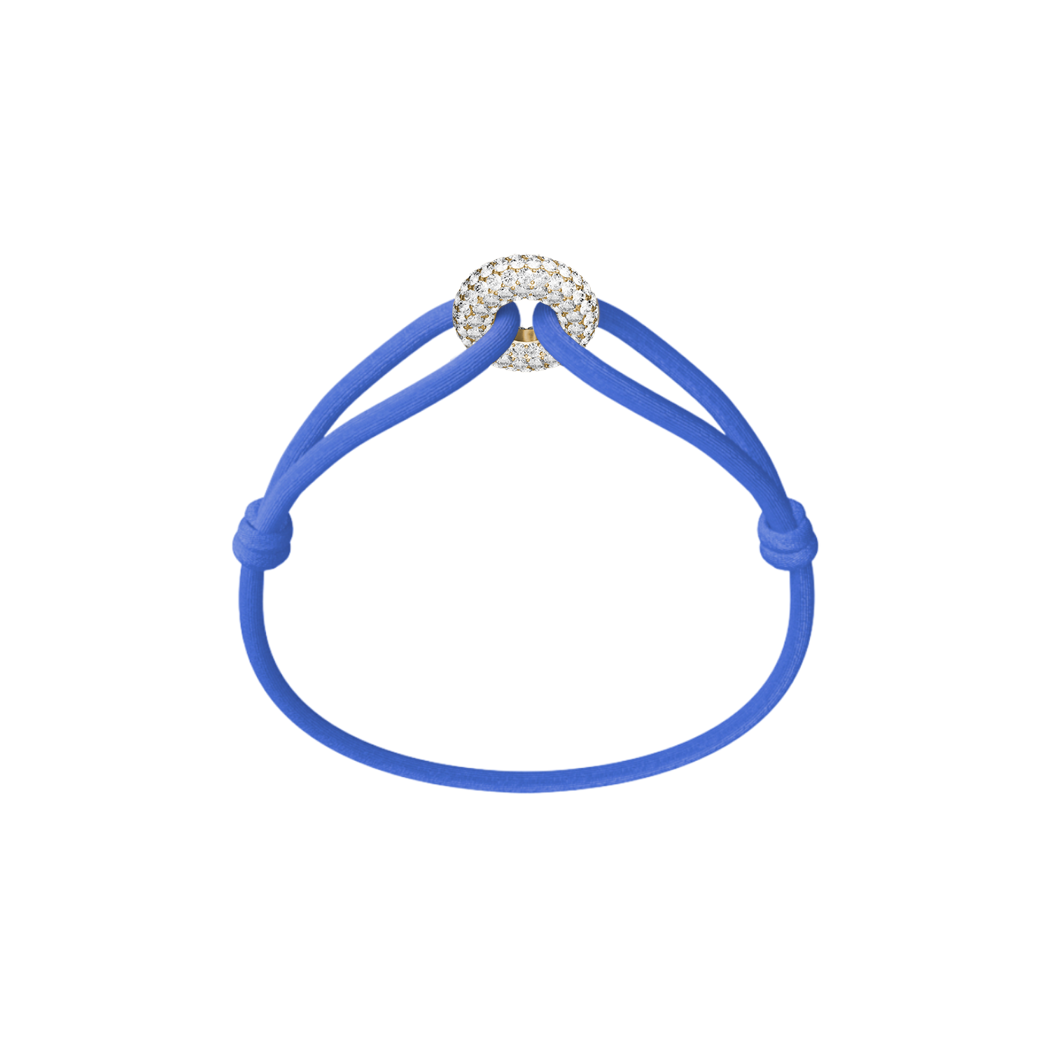 Goldener Soho Pavé Kordelarmband