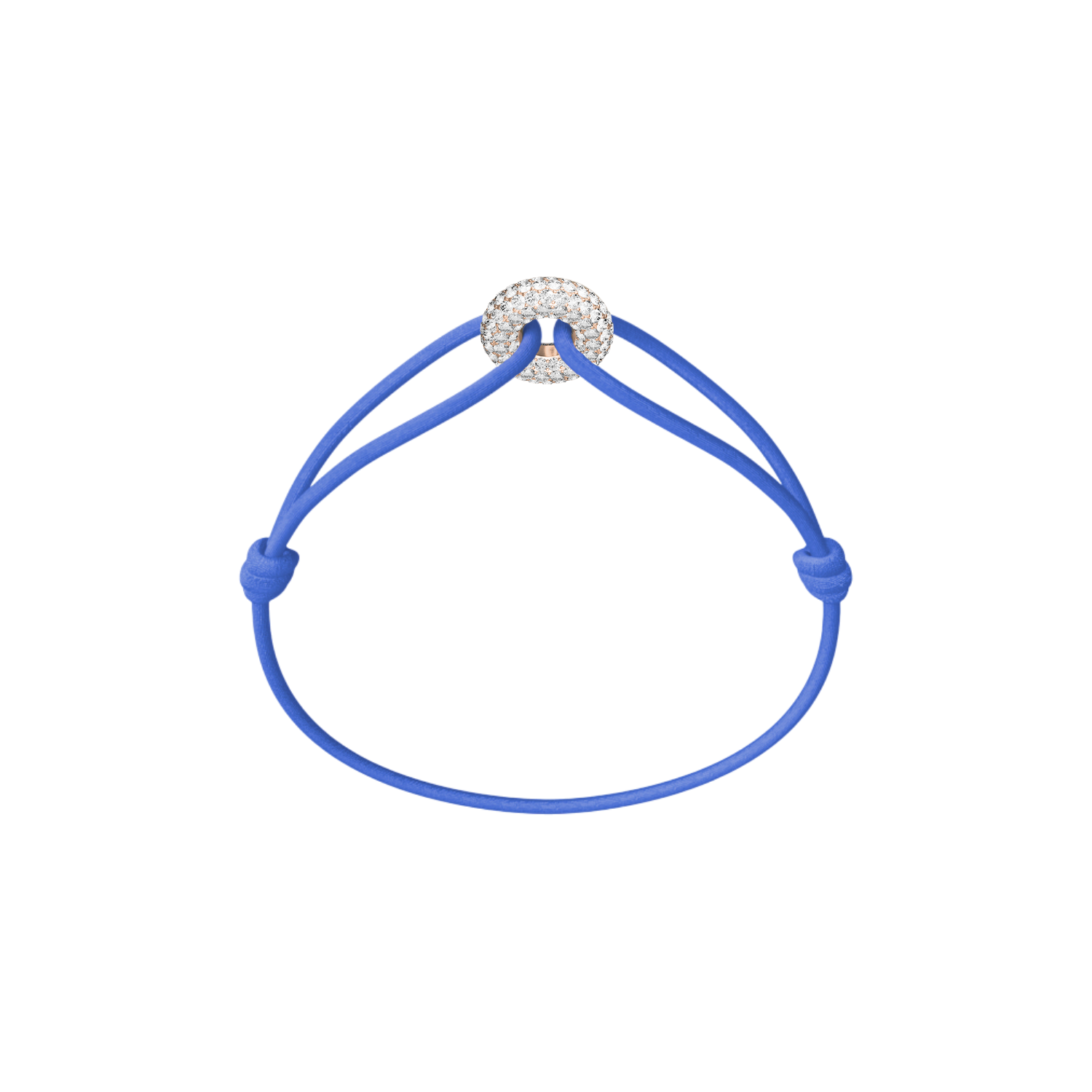 Mini Rose Soho Pavé Cord Bracelet