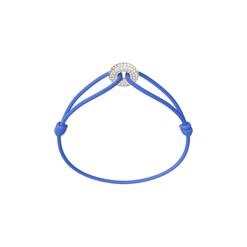 Mini Rose Soho Pavé Cord Bracelet