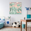 Pastel Woodland Canvas