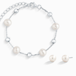Pearl Everyday Jewellery Set in Sterling Silver