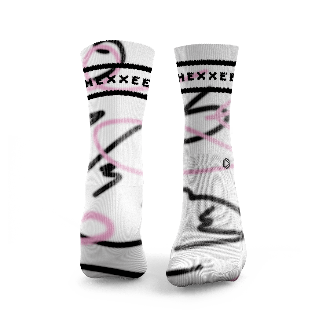 Padel-Socken mit Wellenlinien-Design