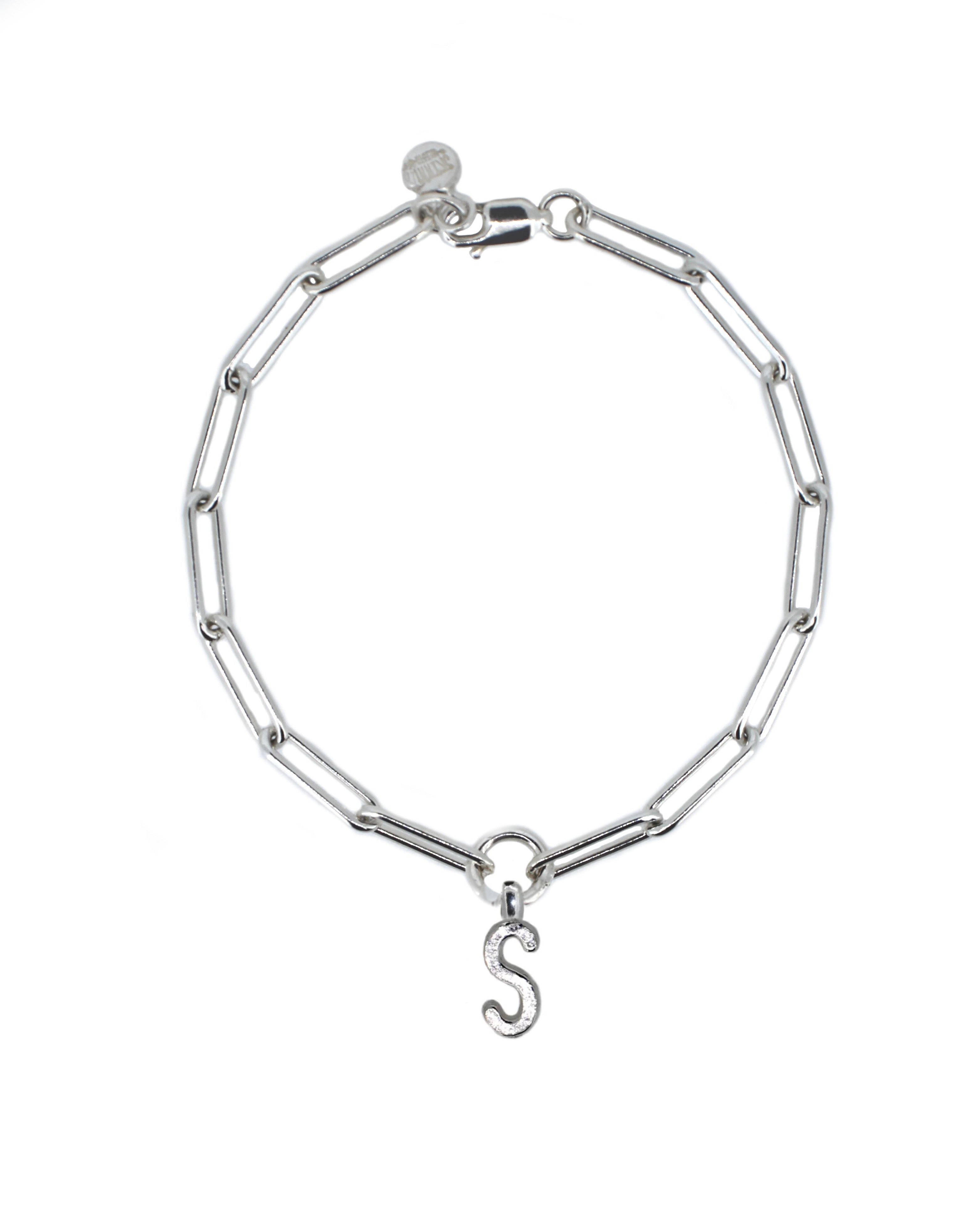 Alphabet Trace Chain Bracelet