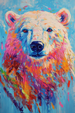 Polar Bear Symphony Canvas