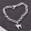 Poodle Silver Dog Charm