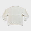 V Neck Logo Sweatshirt Cloud White