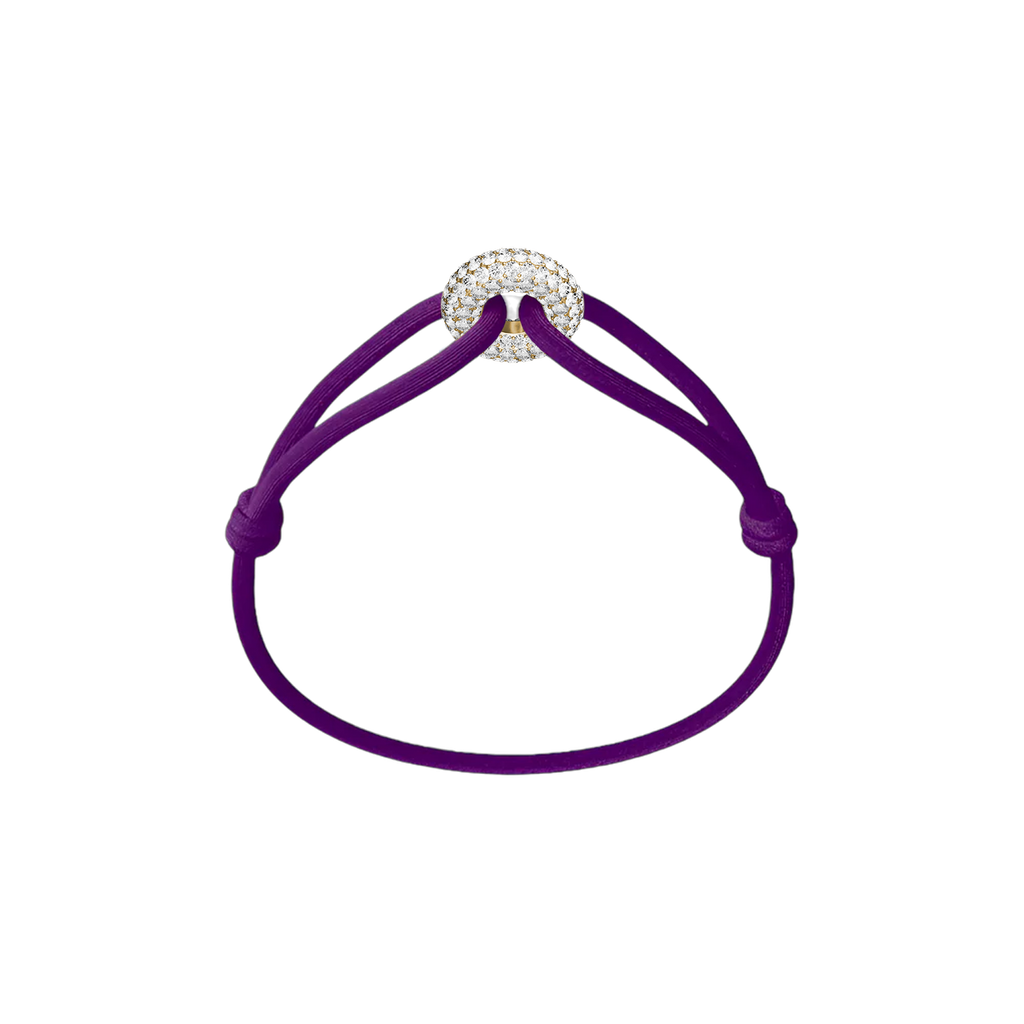 Golden Soho Pavé Cord Bracelet